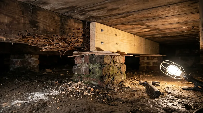 Floor Joist & Subfloor Repair Savannah